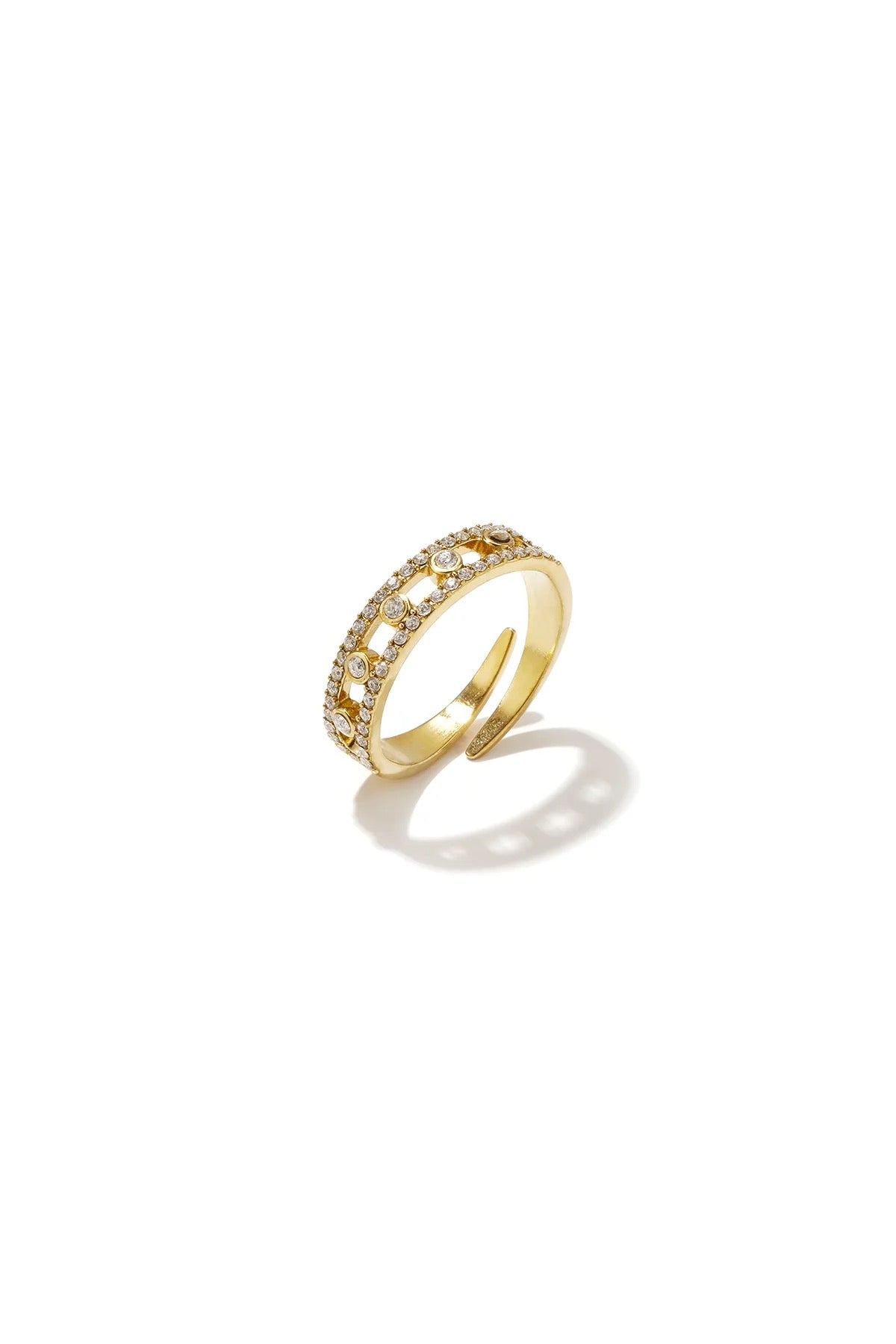 Pure gem ring