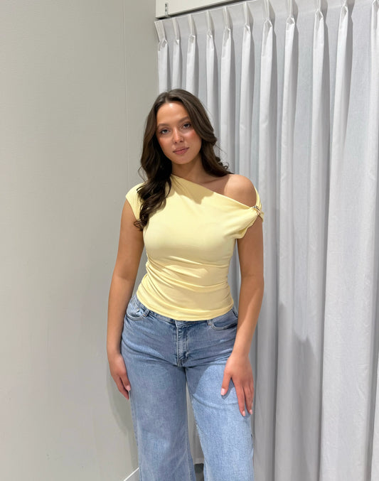 Alma top yellow