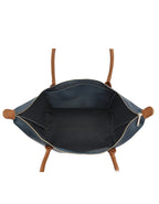 Kunstlederen shopper - zwart