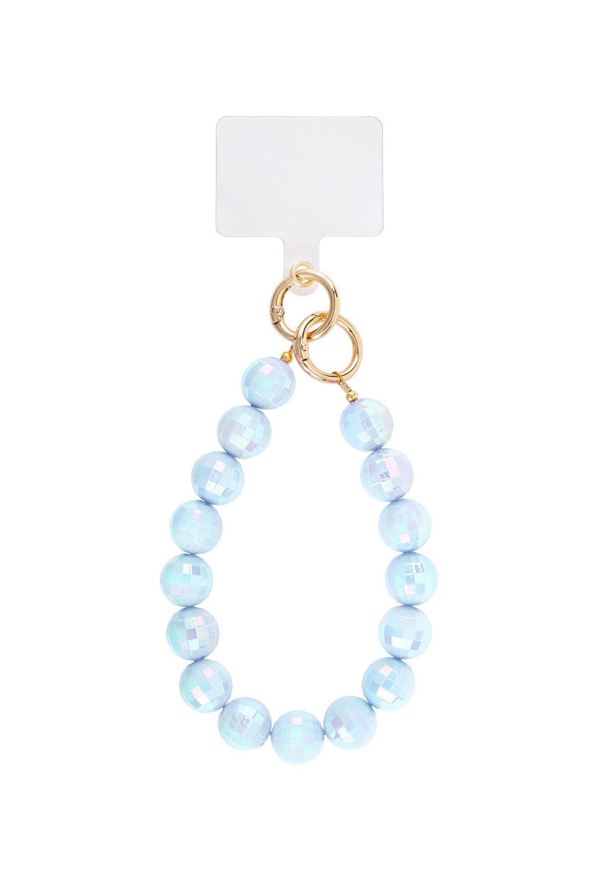 Disco telefoonkoord - baby blue