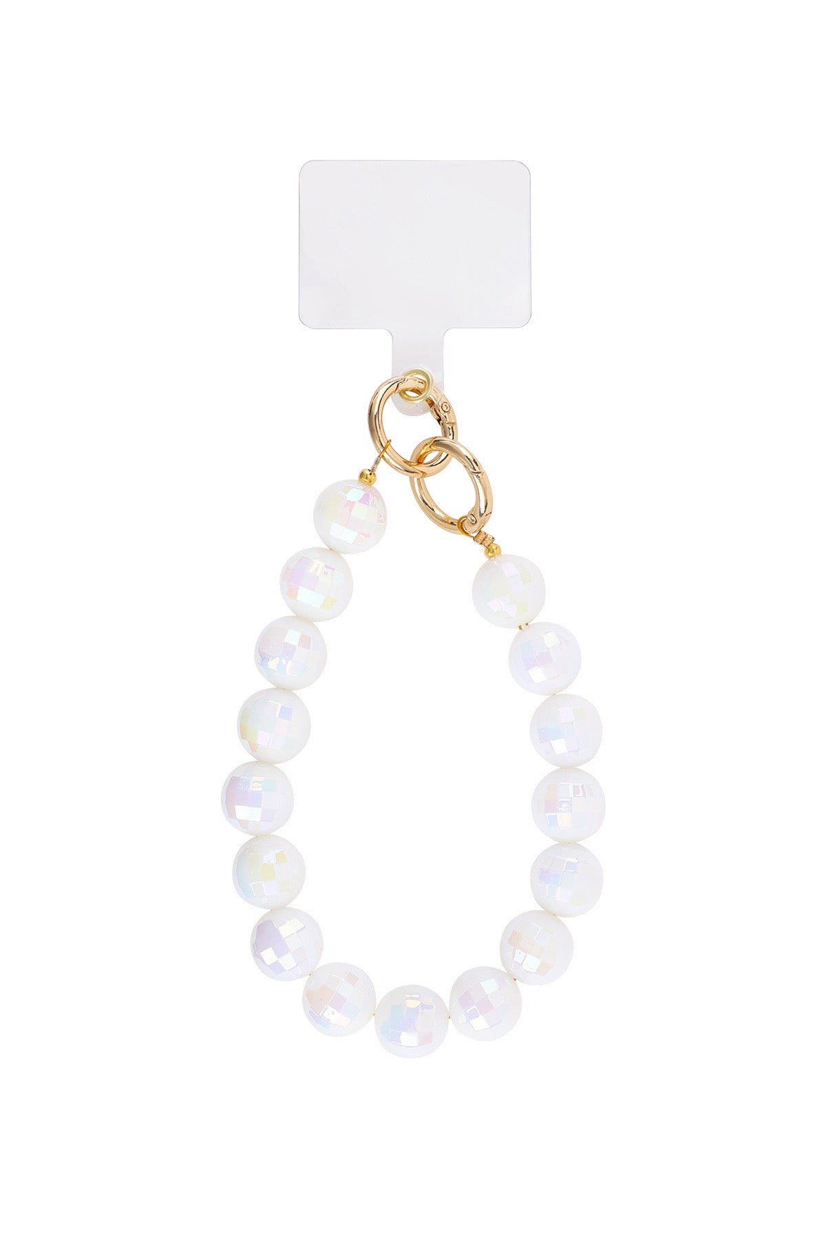 Disco telefoonkoord - white