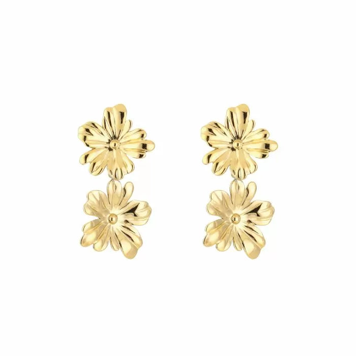 Sunflower chique oorbellen - goud