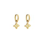 Klavertjes oorbellen - goud